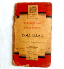 5 x assorted North Wales Ordnance Survey maps Snowdon Dolgellau Bala Lleyn