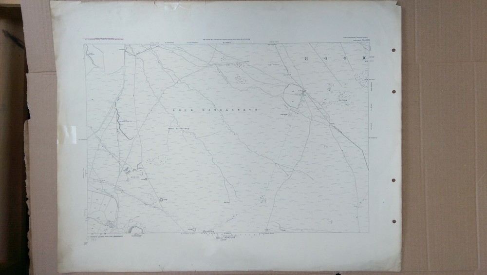 Ordnance Survey Map: Edition of ‘past 1918’, Hawksworth Moor CLXXXVI ‘S.E’, 1913