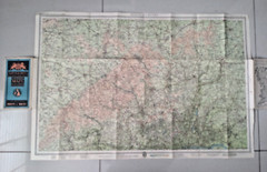Herts & Bucks Bartholomew’s Half Inch Paper Map Sheet 15 1946