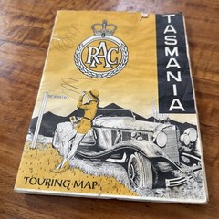 RAC Tasmania Vintage Touring Map 1973