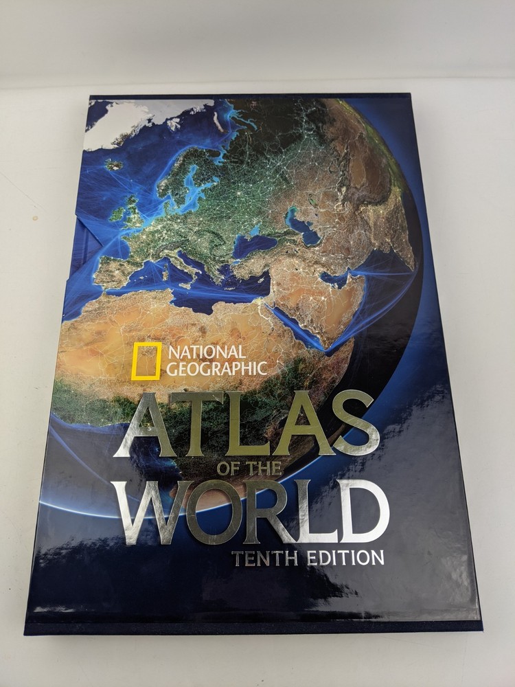 National Geographic Atlas of the World 10th Edition Hardcover Maps Reference