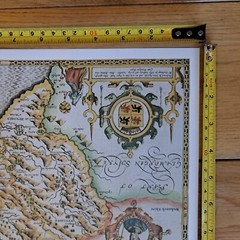 Tudor map of Monmouthshire by John Speed