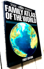 Times Family Atlas of the World Hardcover Illustrated World Atlas