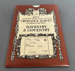 David & Charles – Daventry & Coventry Map – Reprint of OS Map – No 52