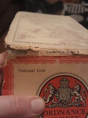 Ordnance Survey New Popular Edition 1″ map Eastbourne 183 (cloth) 1946