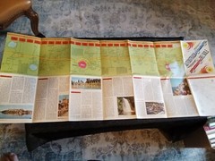 Vintage AUTOSTRADA DEL SOLE ITALY National Highways Fold Out Road Map