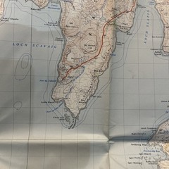 SOUTH SKYE & ARISAIG Ordnance Survey Map 1957 Sheet 34 Seventh Series Eigg Rhum