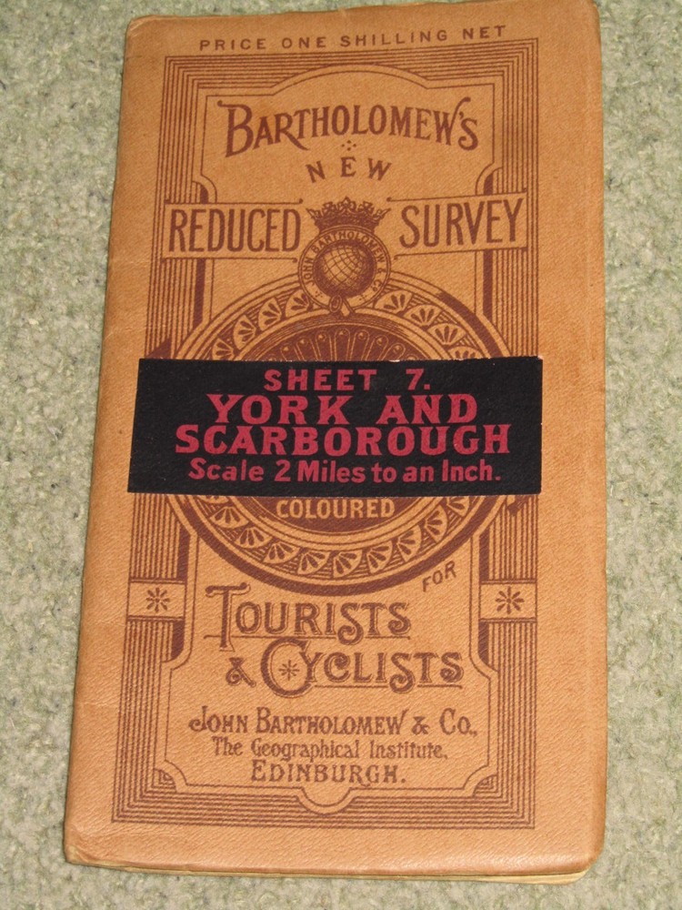 Bartholomews Antique New Reduced Survey Half-inch maps; 1904-1918 – good cond