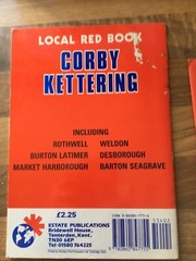CORBY KETTERING map book approx 1990s local red book
