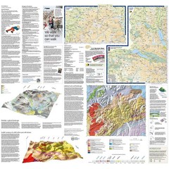 British Mountain Map Lake District Harvey BMC Approved Waterproof Durable Tough