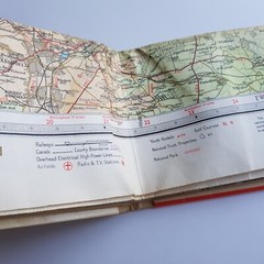 Peak District Bartholomew Ordinance Survey Map Hiking 1970s vintage British