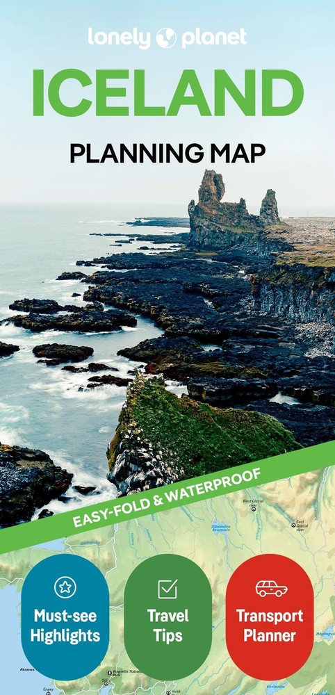 Lonely Planet Iceland Planning Map by Lonely Planet Folded Book