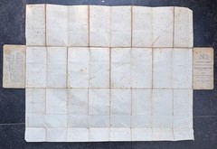 1910 Ordnance Survey Map Southampton Isle of Wight Linen Backed OS