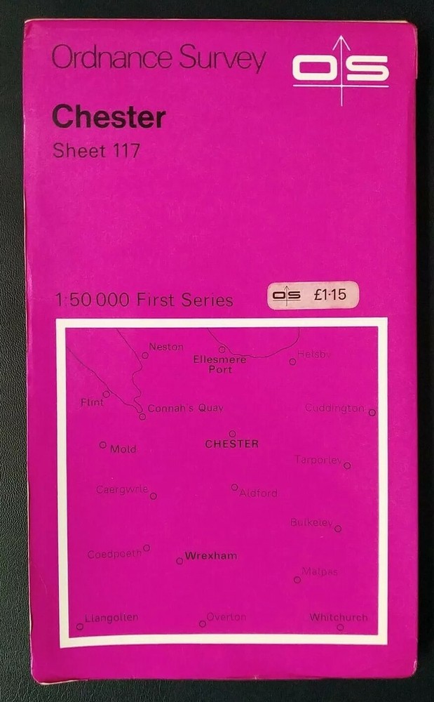Ordnance Survey First Series Map, Sheet 117: Chester (1974).