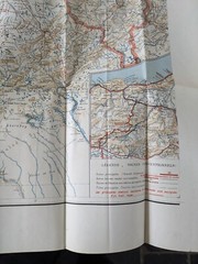 Cartes Tirade, Vintage French Map of Algeria. c1950s. Large Paper Map. Africa