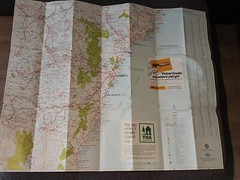 SSA Roadmap NSW, Gold Coast CMA Service Stations Of Australia Vintage Map