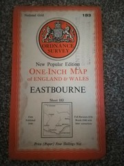 O S NEW POPULAR EDITION ONE-INCH SHEET 183 EASTBOURNE cir1940