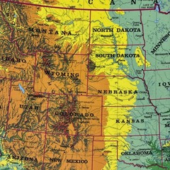 17″ x 22″ Rand McNally Markable Map of United States Two-Sided Pre-owned