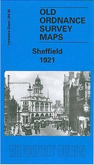 MAP OF Sheffield 1921: Yorkshire Sheet 294.08b by Melvyn Jones NEW
