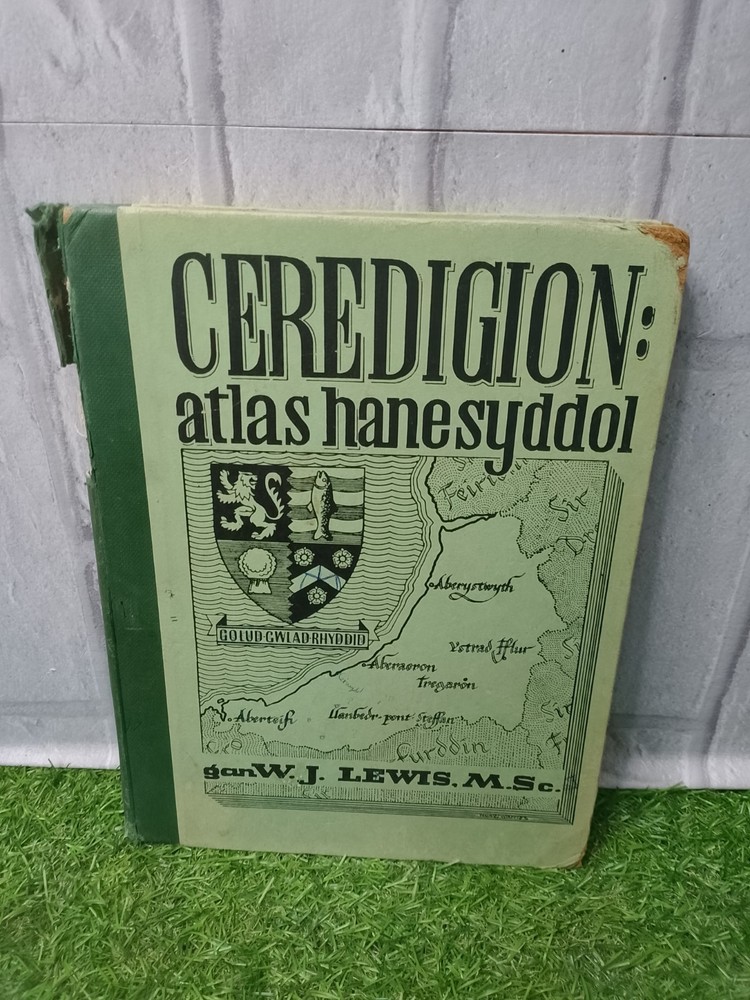 Ceredigion Atlas W.J.Lewis Vintage 1950s Rare