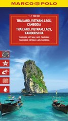Thailand, Vietnam, Laos, Cambodia Marco Polo Map by Marco Polo