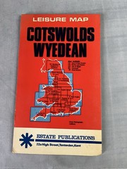 Cotswolds Wyedean – Vintage Official Tourist Map 8 – Road Map and Gazetteer