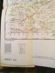 1963 Ordnance Survey Seventh Series One Inch Salisbury Map Sheet 167