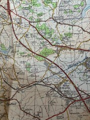 Ordnance Survey One Inch Map – Derby & Leicester. Sheet 121 VGC. 1962.