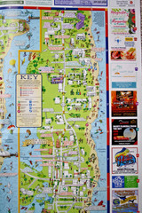 Cocoa Beach Florida attractions and dining map 2025