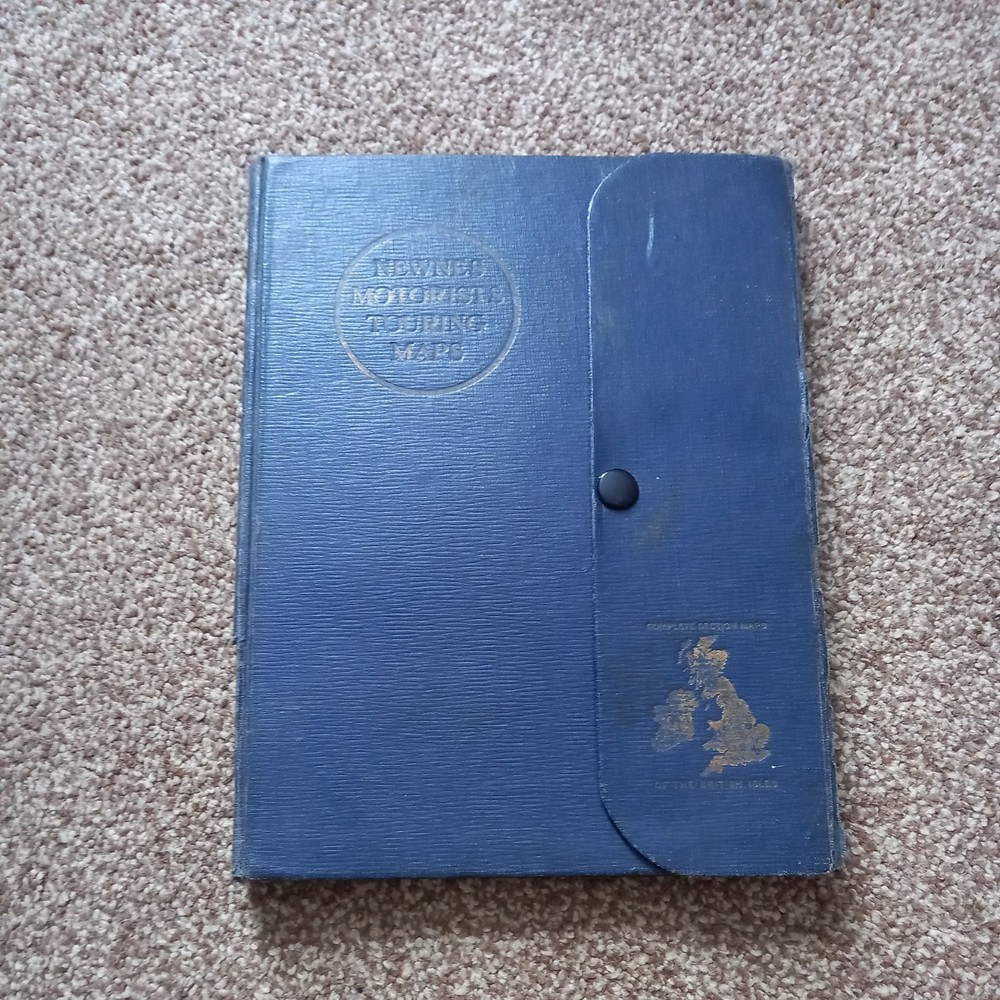 Vintage Newnes Motorists Touring Maps Gazetteer British Isles Vintage Road Atlas