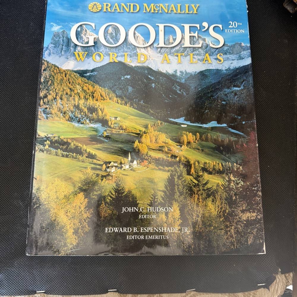 Goode’s World Atlas Rand McNally 20th Edition