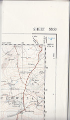 Ordnance Survey 1:25,000 First Series Map Sheet SS 53 Barnstaple