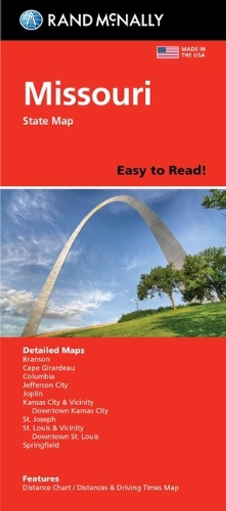 Rand McNally Easy to Read: Missouri State Map by Rand McNally Folded Book
