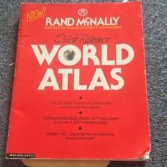 Rand McNally Quick Reference World Atlas 1988 Revised Edition, World Atlas