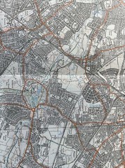 STOCKPORT South Pathfinder 741 Ordnance Survey 1:25000 1987 Poynton Airport