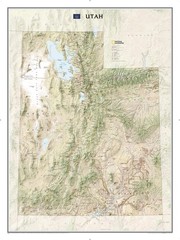 NATIONAL GEOGRAPHIC UTAH WALL MAP – LAMINATED (30.25 X 40.5 IN) (NATIONAL GEOGRA