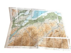 4 Bartholomew’s Tourist & Cyclists Reduced Survey Maps 1900-1930’s on Cloth