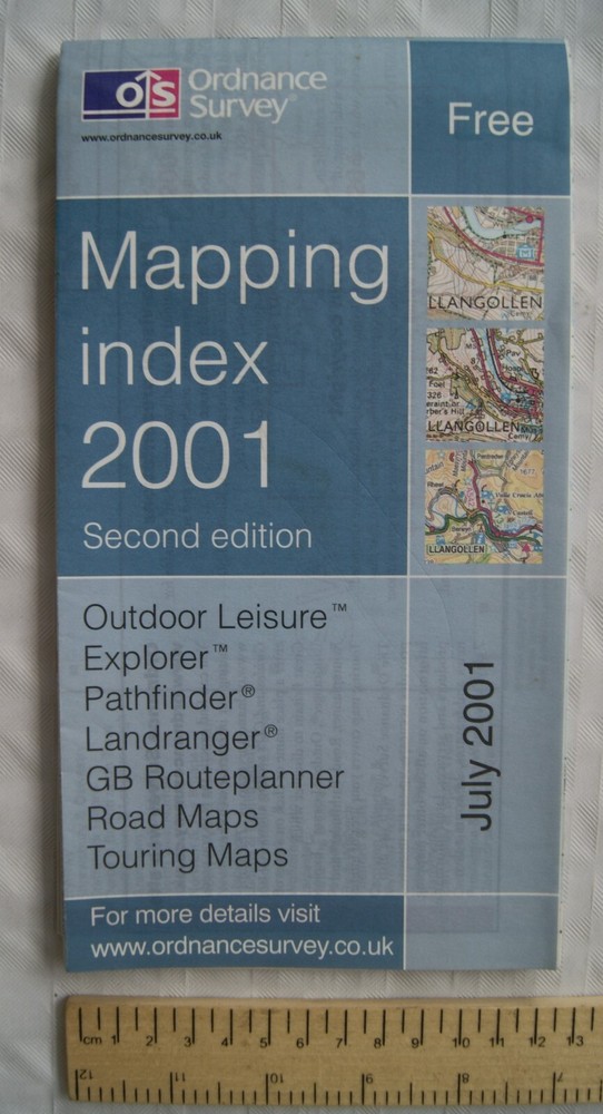 Ordnance Survey Mapping index 2001 Second edition