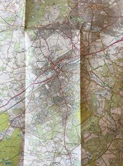 2007 Ordnance Survey Explorer Map 145 Guildford And Farnham (incl Godalming )