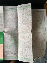 Ordnance Survey Map Pathfinder 1202 Ludgershall SU25/35 1:25000 Hurstbourne