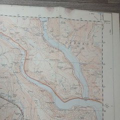 2x Vintage Ordnance Survey 2.5 Inch Maps Sheet SK 17 Tideswell SK 18 Castleton