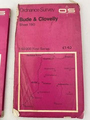 Plymouth & Launceston/Bude & Clovelly/Torbay & South Dartmoor/Okehampton 4x Maps
