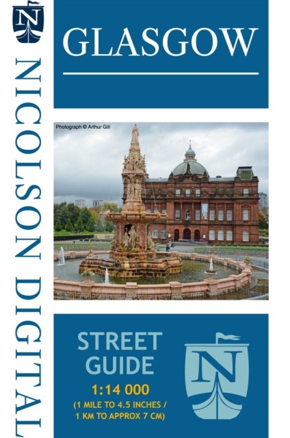 Nicolson Street Map Glasgow (Card Cover) (Sheet map, folded)