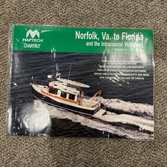 Maptech ChartKit Nautical Charts Maps Book Norfolk VA to Florida 10th Edition
