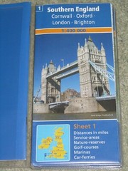 Touring Maps of Great Britain & Ireland – set of 8 maps – 2007 – 1:400,000