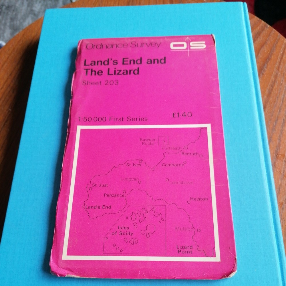 ORDNANCE SURVEY 1ST SERIES: LANDS END and THE LIZARD