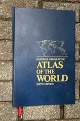 National Geographic Atlas of the World Sixth Edition Hardcover Atlas & Magnifier