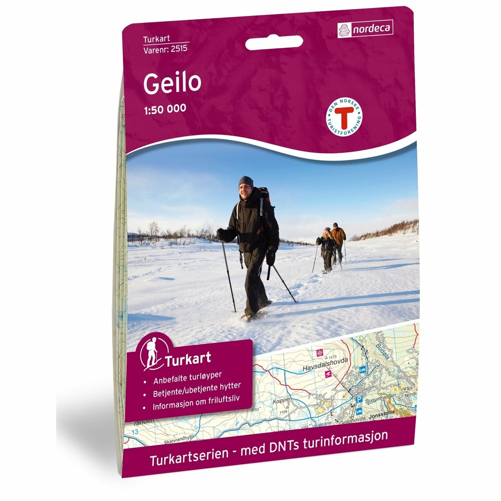 Geilo – Nordeca Turkart Norway walking hiking map 2515