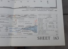 BARNSTAPLE Ordnance Survey One-Inch Map Sheet 163 7th Series 1960 Paper