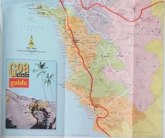 Goa and its Beaches Large Scale Tourist Map, Scale – 1:200,000 (Roger Lascelles)